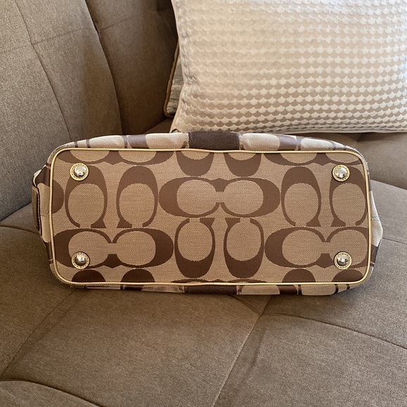 Coach Legacy Signature Monogram Purse - Picture 8 of 12